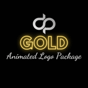 Gold Animated Logo Package